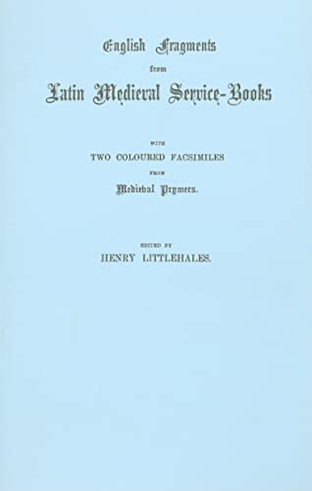 English Fragment Service Books