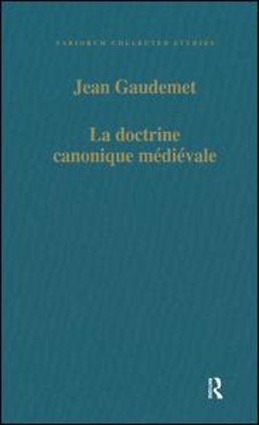 La doctrine canonique médiévale
