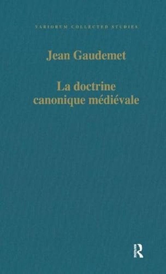 La doctrine canonique médiévale