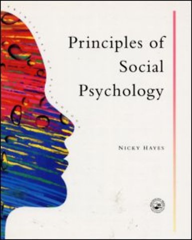 Principles Of Social Psychology