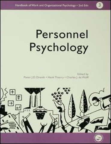 Handbook of Work and Organizational Psychology