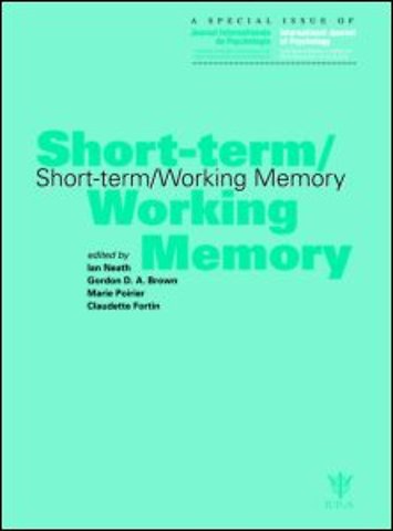 Short-term/Working Memory
