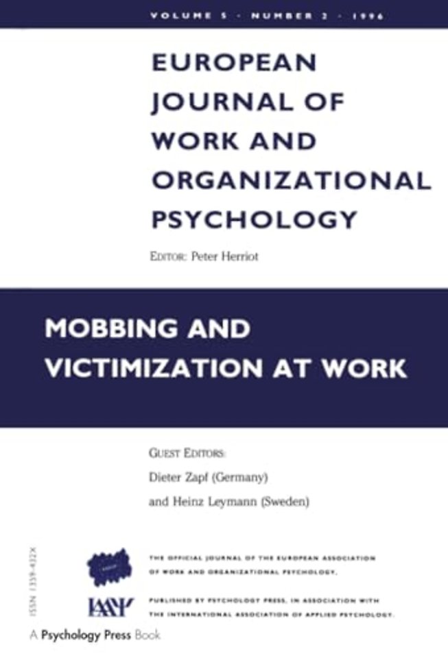Mobbing and Victimization at Work