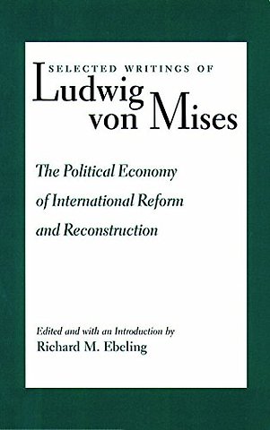 Political Economy of International Reform & Reconstruction
