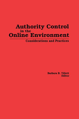 Authority Control in the Online Environment