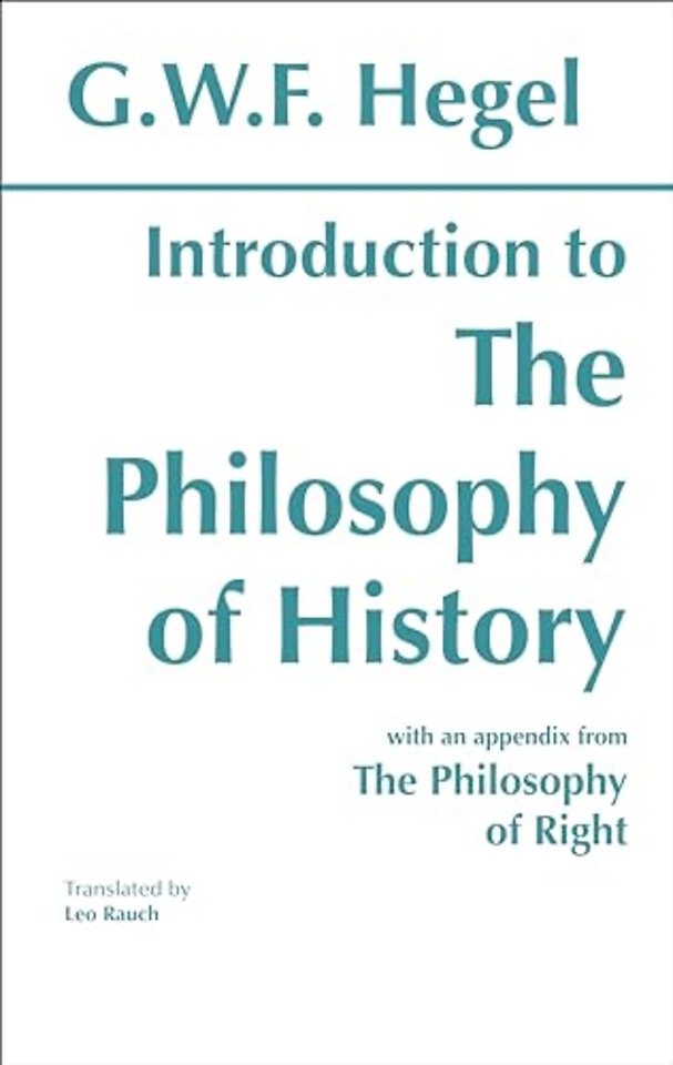 Introduction to the Philosophy of History