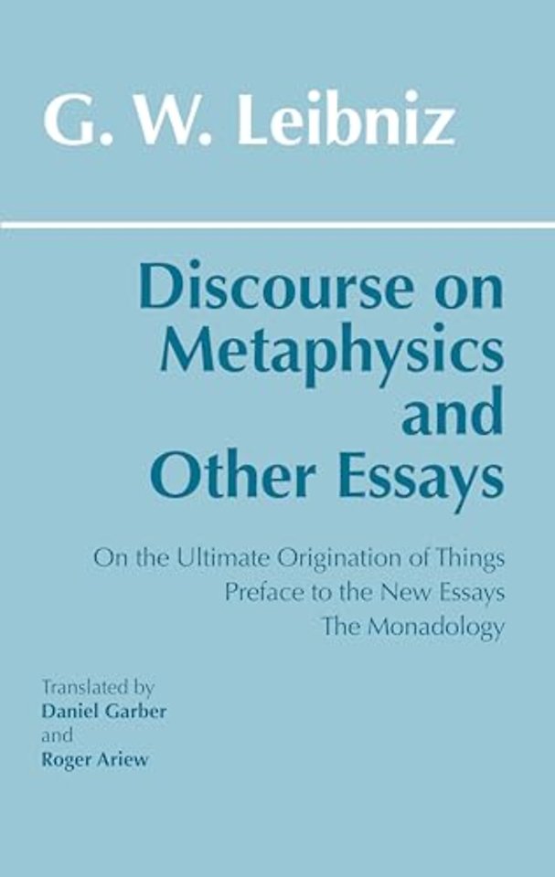 Discourse on Metaphysics and Other Essays
