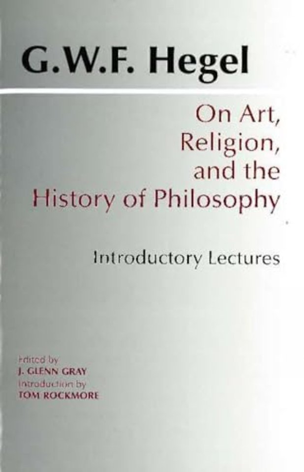 On Art, Religion, and the History of Philosophy
