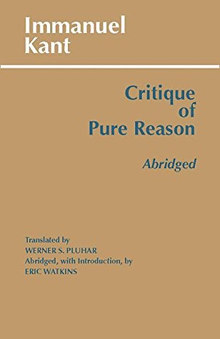 Critique of Pure Reason, Abridged