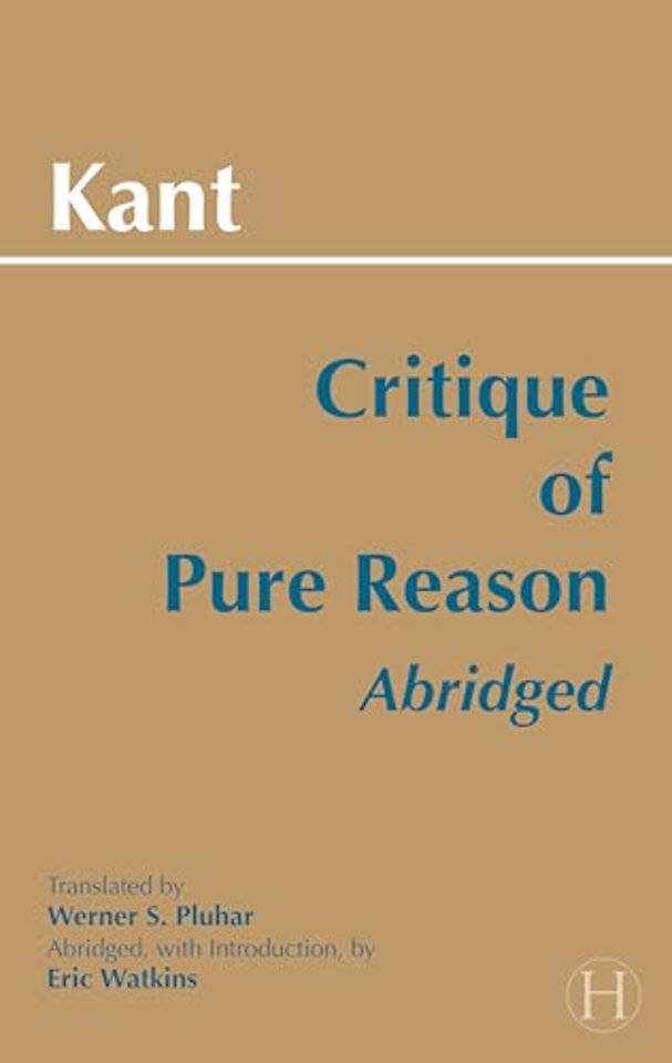 Critique of Pure Reason, Abridged