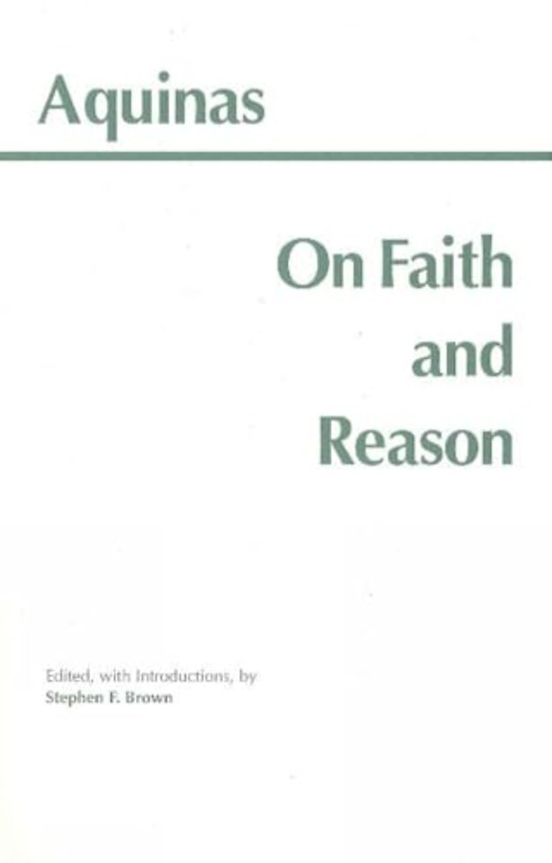 On Faith and Reason
