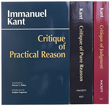 Three Critiques, 3-volume Set