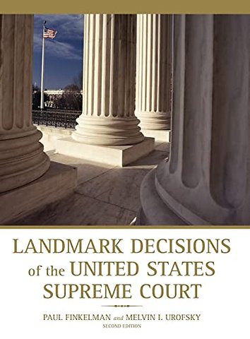 Landmark Decisions of the United States Supreme Court