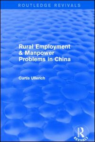 Rural Employment & manpower problems in China