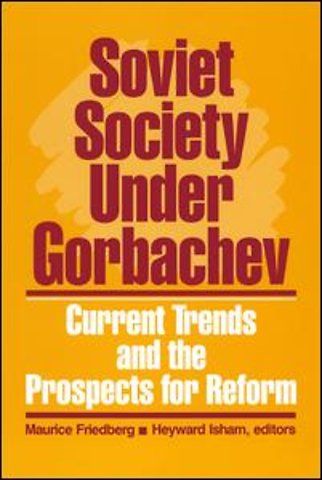 Soviet Society Under Gorbachev
