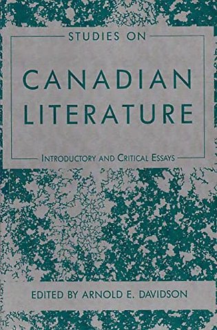 Studies on Canadian Literature