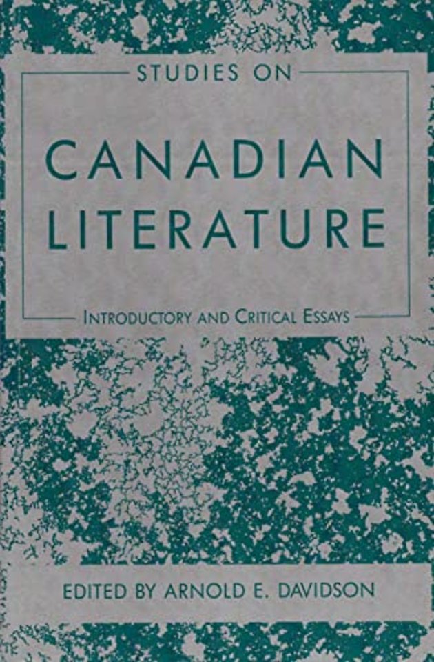 Studies on Canadian Literature