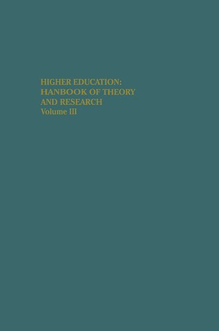 Higher Education: Handbook of Theory and Research