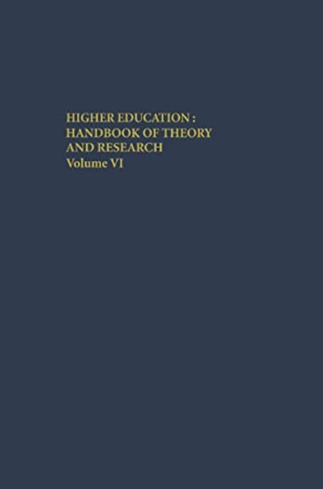 Higher Education: Handbook of Theory and Research