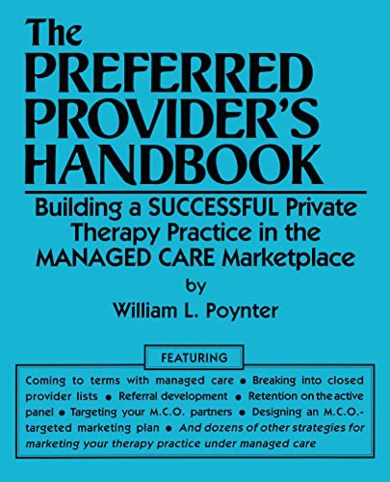 Preferred Provider's Handbook