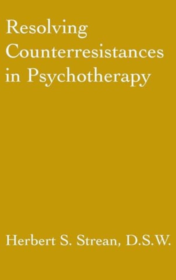 Resolving Counterresistances In Psychotherapy