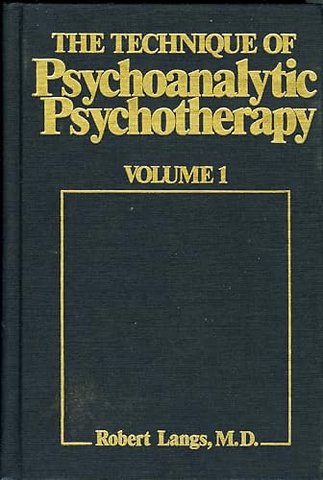 The Technique of Psychoanalytic Psychotherapy