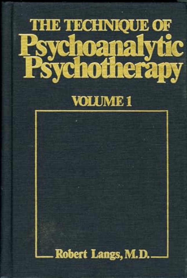 The Technique of Psychoanalytic Psychotherapy