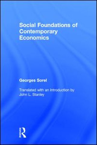Social Foundations of Contemporary Economics