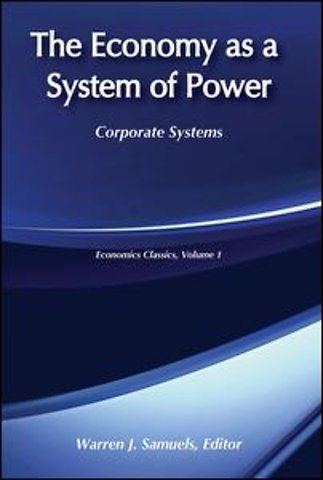 Economy as a System of Power