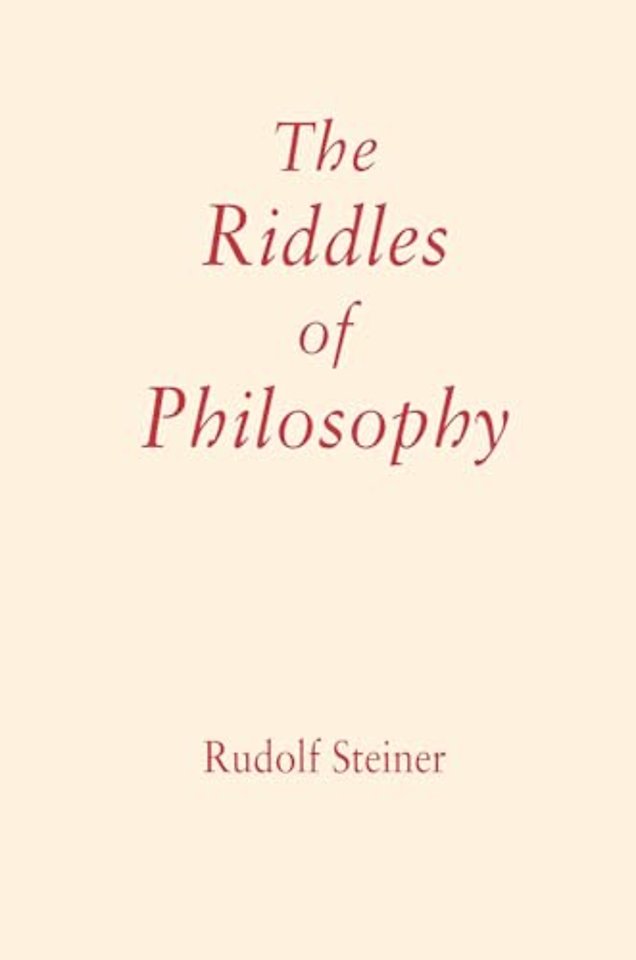The Riddles of Philosophy