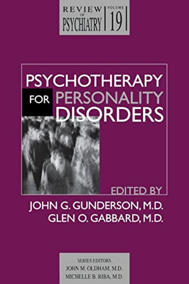 Psychotherapy for Personality Disorders