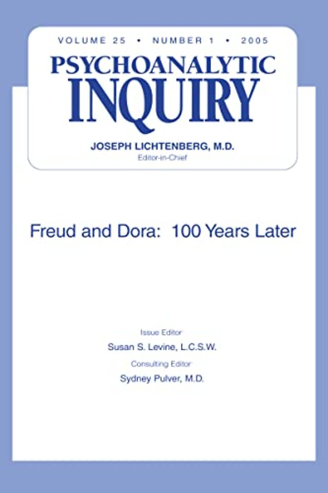 Freud and Dora: 100 Years Later