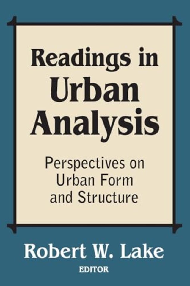 Readings in Urban Analysis