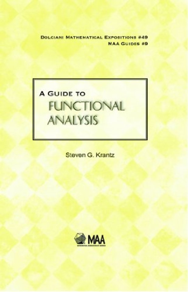 A Guide to Functional Analysis