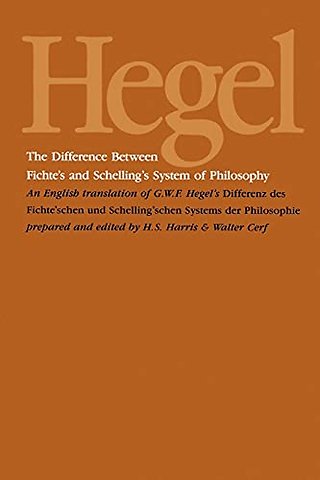 The Difference Between Fichte's and Schelling's System of Philosophy