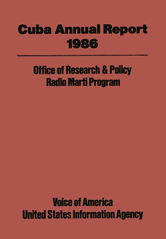 Cuba Annual Report