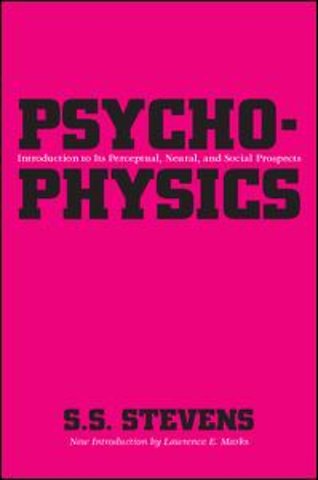 Psychophysics