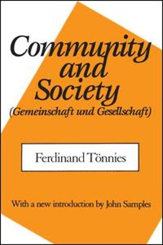 Community and Society
