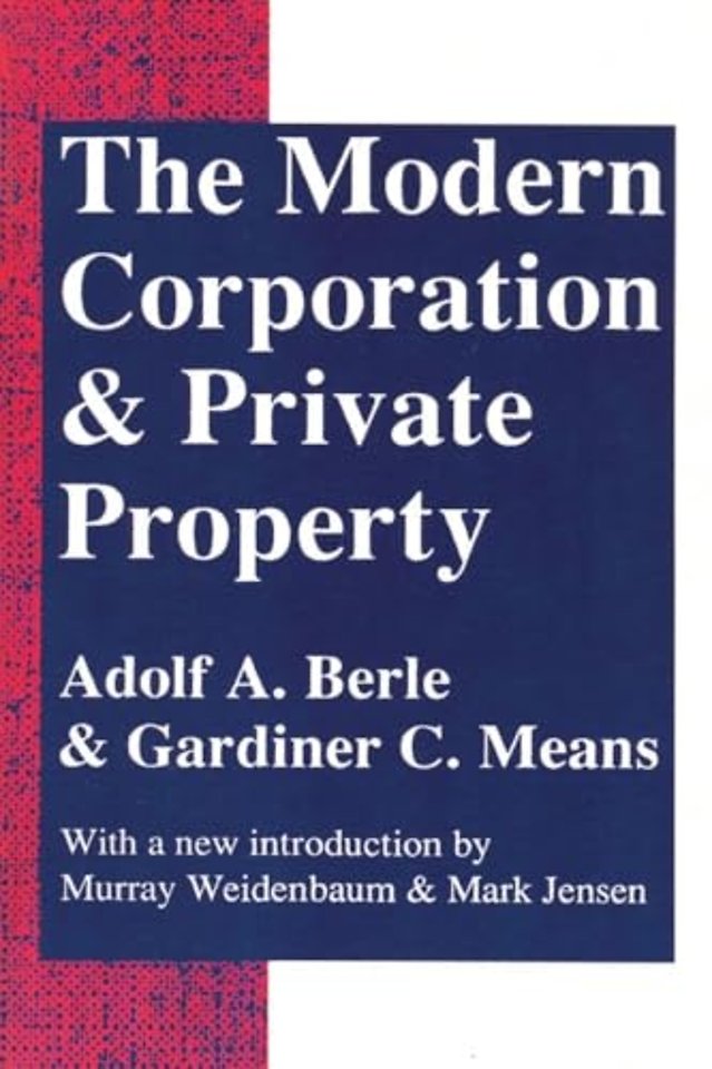 Modern Corporation and Private Property