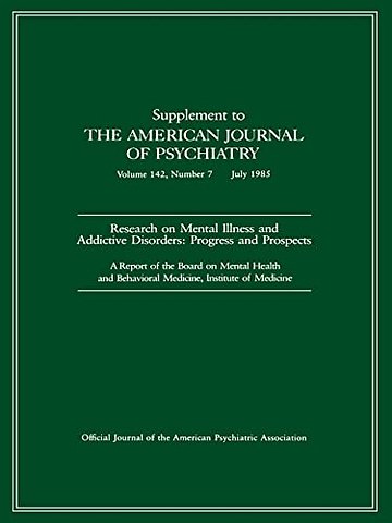 Research on Mental Illness and Addictive Disorders