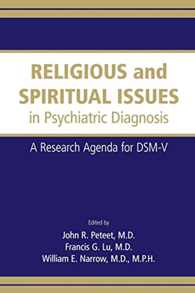 Religious and Spiritual Issues in Psychiatric Diagnosis