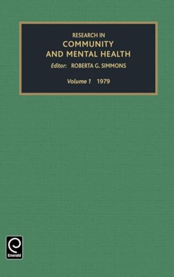 Research in Community and Mental Health