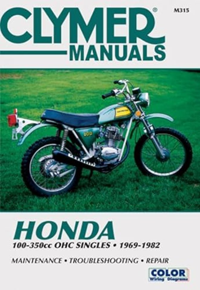 Honda 100–350cc OHC Singles Motorcycle (1969–1982) Service Repair Manual