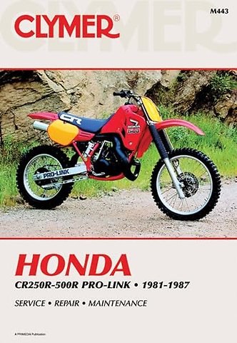 Honda CR250R-500R Pro-Link Motorcycle (1981-1987) Service Repair Manual