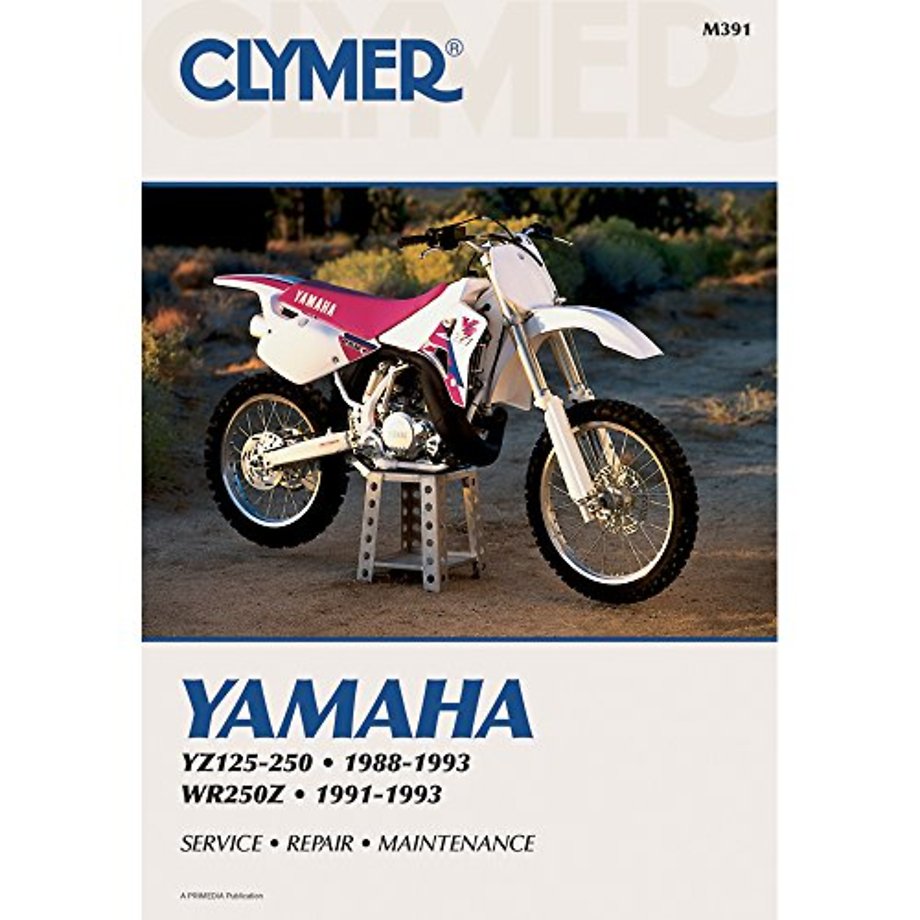 Yamaha YZ125-250 (1988-1993) & WR250Z (1991-1993) Motorcycle Service Repair Manual