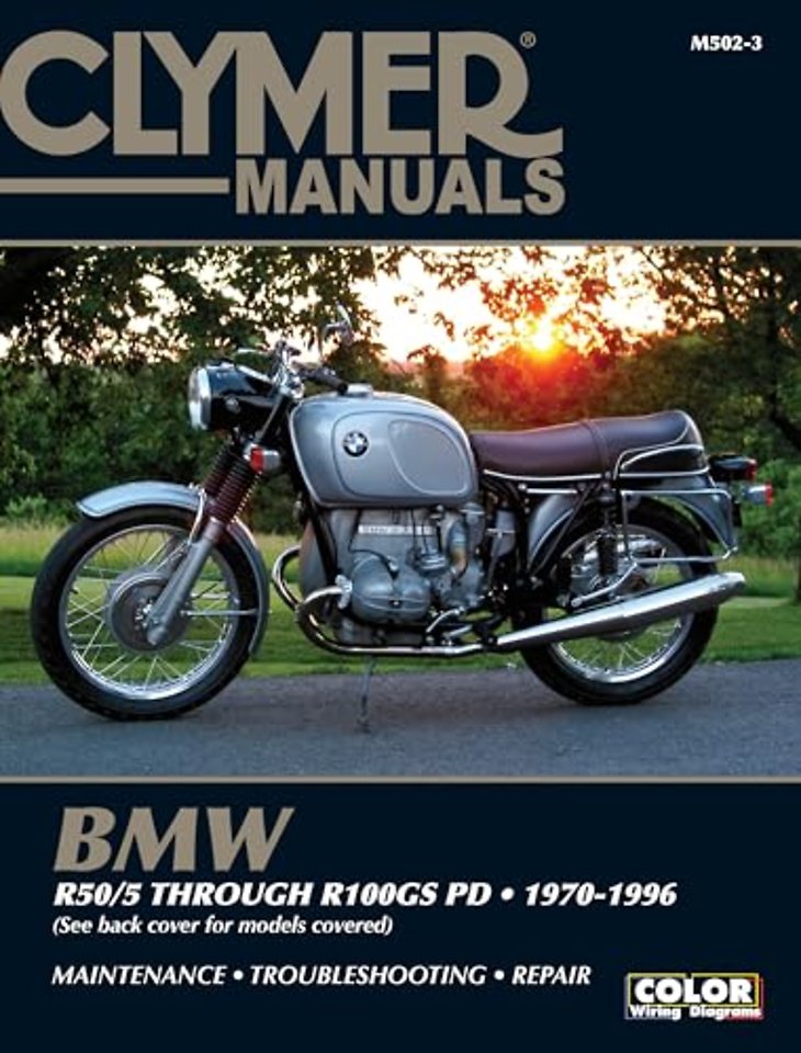 BMW Airhead R50/5 through R100GS PD (1970-1996) Service Repair Manual