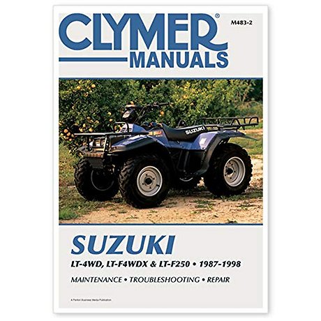 Suzuki LT-4WD, LT-F4WDX & LT-F250 ATV (1987-1998) Service Repair Manual