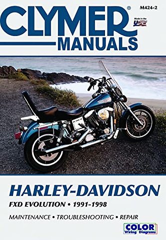 Harley-Davidson FXD Evolution Motorcycle (1991-1998) Clymer Repair Manual