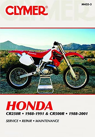 Honda CR250R (1988-1991) & CR500R (1988-2001) Motorcycle Service Repair Manual