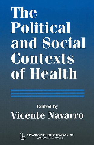Political and Social Contexts of Health